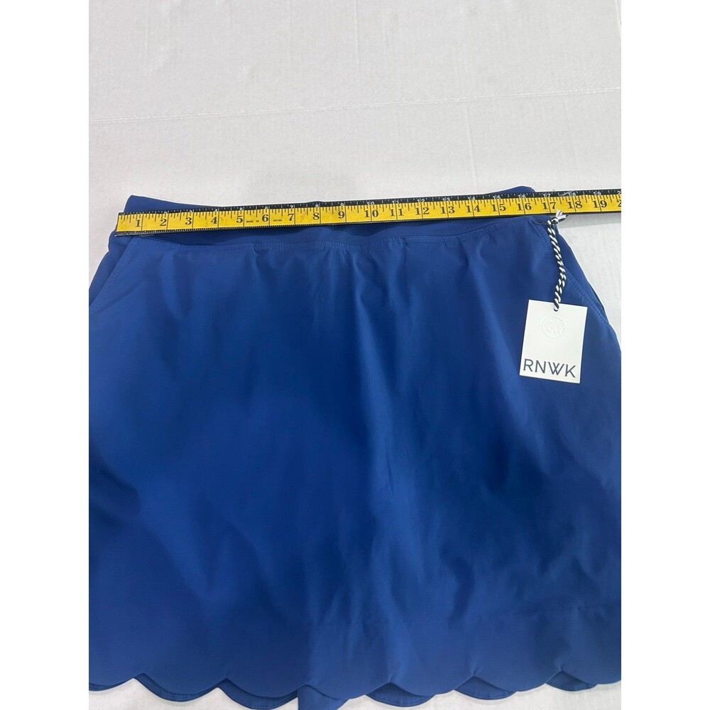 Renwick (RNWK) Scallop Hem Skort Women’s Size L Color Sky Blue Athletic Wear - Picture 9 of 11